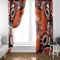 Awareness for Indigenous Orange Day Window Curtain Kindness and Equality - Wonder Print Shop