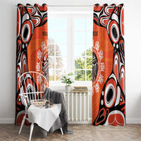 Awareness for Indigenous Orange Day Window Curtain Kindness and Equality - Wonder Print Shop