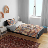 Indigenous Peoples Day Bedding Set Native American Dream Catcher Wolf Tribal-inspired - Wonder Print Shop