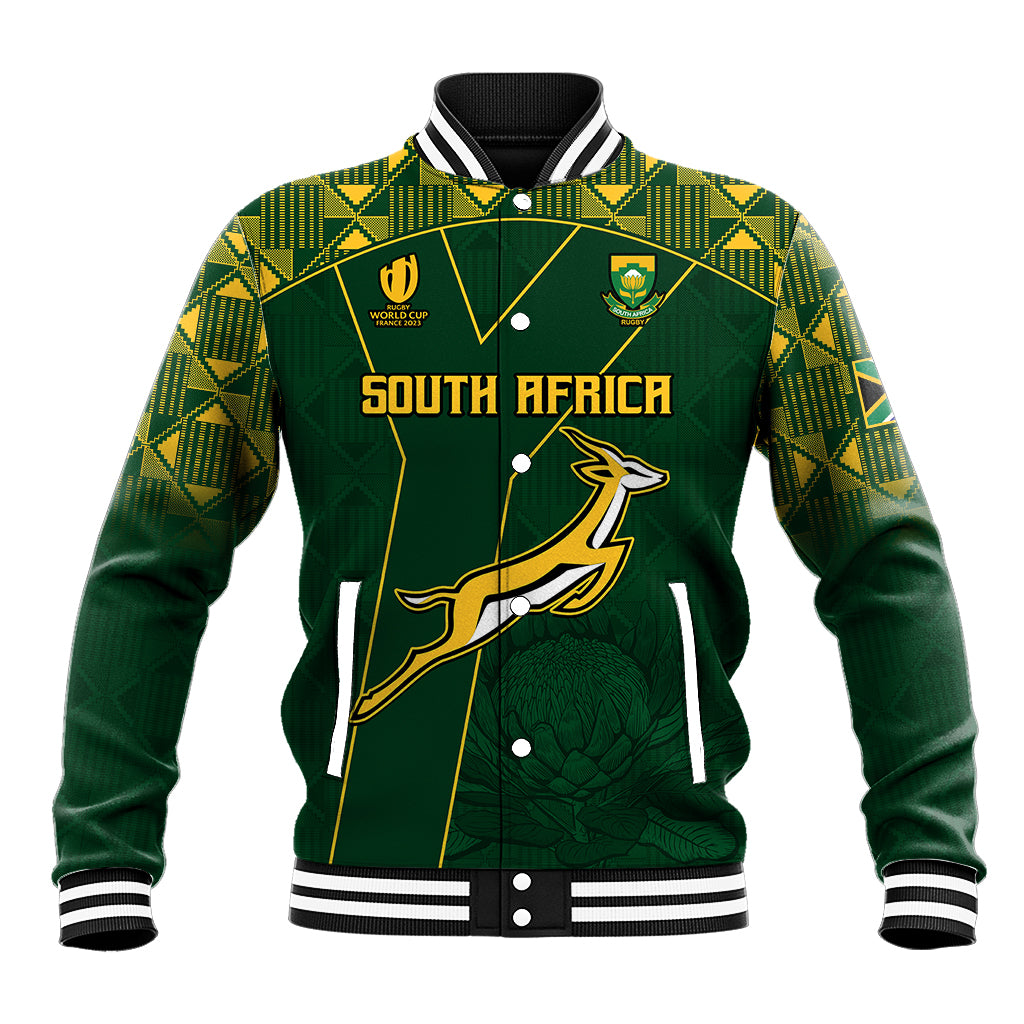 Springboks Rugby Baseball Jacket South Africa Go Champions World Cup 2023 LT9 - Wonder Print Shop