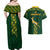 Springboks Rugby Couples Matching Off Shoulder Maxi Dress and Hawaiian Shirt South Africa Go Champions World Cup 2023 LT9 - Wonder Print Shop