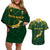 Springboks Rugby Couples Matching Off Shoulder Short Dress and Hawaiian Shirt South Africa Go Champions World Cup 2023 LT9 - Wonder Print Shop