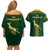 Springboks Rugby Couples Matching Off Shoulder Short Dress and Hawaiian Shirt South Africa Go Champions World Cup 2023 LT9 - Wonder Print Shop