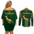 Springboks Rugby Couples Matching Off Shoulder Short Dress and Long Sleeve Button Shirts South Africa Go Champions World Cup 2023 LT9 - Wonder Print Shop