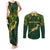 Springboks Rugby Couples Matching Tank Maxi Dress and Long Sleeve Button Shirts South Africa Go Champions World Cup 2023 LT9 - Wonder Print Shop