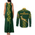 Springboks Rugby Couples Matching Tank Maxi Dress and Long Sleeve Button Shirts South Africa Go Champions World Cup 2023 LT9 - Wonder Print Shop