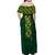 Springboks Rugby Off Shoulder Maxi Dress South Africa Go Champions World Cup 2023 - Wonder Print Shop