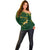 Springboks Rugby Off Shoulder Sweater South Africa Go Champions World Cup 2023 - Wonder Print Shop