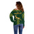 Springboks Rugby Off Shoulder Sweater South Africa Go Champions World Cup 2023 - Wonder Print Shop