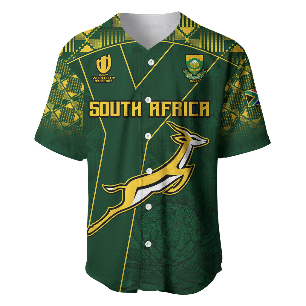 Custom Springboks Rugby Baseball Jersey South Africa Go Champions World Cup 2023 LT9 - Wonder Print Shop