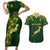 Custom Springboks Rugby Couples Matching Short Sleeve Bodycon Dress and Hawaiian Shirt South Africa Go Champions World Cup 2023 LT9 - Wonder Print Shop