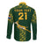 Custom Springboks Rugby Long Sleeve Button Shirt South Africa Go Champions World Cup 2023 - Wonder Print Shop