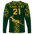 Custom Springboks Rugby Long Sleeve Shirt South Africa Go Champions World Cup 2023 - Wonder Print Shop