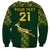 Custom Springboks Rugby Sweatshirt South Africa Go Champions World Cup 2023 - Wonder Print Shop