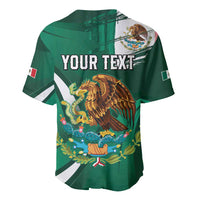 Green baseball jersey with "YOUR TEXT" on back and eagle over colorful waves