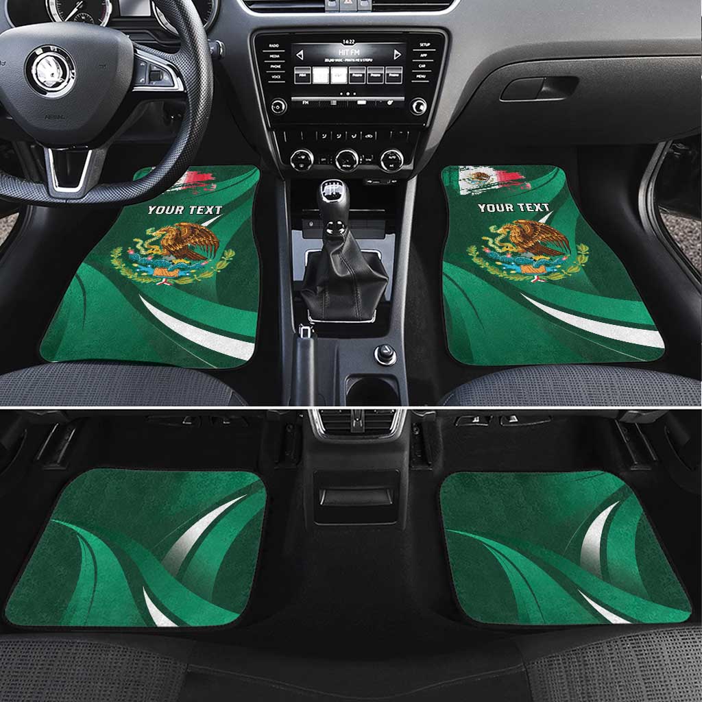 Mexico Hispanic Heritage Personalized Car Mats With Aguila Mexicana