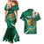 Mexico Hispanic Heritage Personalized Couples Matching Mermaid Dress and Hawaiian Shirt With Aguila Mexicana