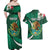 Mexico Hispanic Heritage Personalized Couples Matching Off Shoulder Maxi Dress and Hawaiian Shirt With Aguila Mexicana