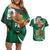 Mexico Hispanic Heritage Personalized Couples Matching Off Shoulder Short Dress and Hawaiian Shirt With Aguila Mexicana