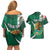 Mexico Hispanic Heritage Personalized Couples Matching Off Shoulder Short Dress and Hawaiian Shirt With Aguila Mexicana