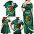 Mexico Hispanic Heritage Personalized Family Matching Off Shoulder Maxi Dress and Hawaiian Shirt With Aguila Mexicana