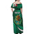 Mexico Hispanic Heritage Personalized Family Matching Off Shoulder Maxi Dress and Hawaiian Shirt With Aguila Mexicana