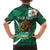 Mexico Hispanic Heritage Personalized Family Matching Off Shoulder Short Dress and Hawaiian Shirt With Aguila Mexicana