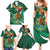 Mexico Hispanic Heritage Personalized Family Matching Summer Maxi Dress and Hawaiian Shirt With Aguila Mexicana