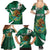 Mexico Hispanic Heritage Personalized Family Matching Summer Maxi Dress and Hawaiian Shirt With Aguila Mexicana