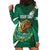 Mexico Hispanic Heritage Personalized Hoodie Dress With Aguila Mexicana - Wonder Print Shop