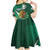 Mexico Hispanic Heritage Personalized Kid Short Sleeve Dress With Aguila Mexicana