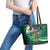 Mexico Hispanic Heritage Personalized Leather Tote Bag With Aguila Mexicana