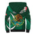 Mexico Hispanic Heritage Personalized Sherpa Hoodie With Aguila Mexicana - Wonder Print Shop