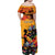 Spain Hispanic Heritage Personalized Family Matching Off Shoulder Maxi Dress and Hawaiian Shirt LT9 - Wonder Print Shop