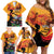 Spain Hispanic Heritage Personalized Family Matching Off Shoulder Short Dress and Hawaiian Shirt LT9 - Wonder Print Shop