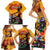 Spain Hispanic Heritage Personalized Family Matching Short Sleeve Bodycon Dress and Hawaiian Shirt - Wonder Print Shop