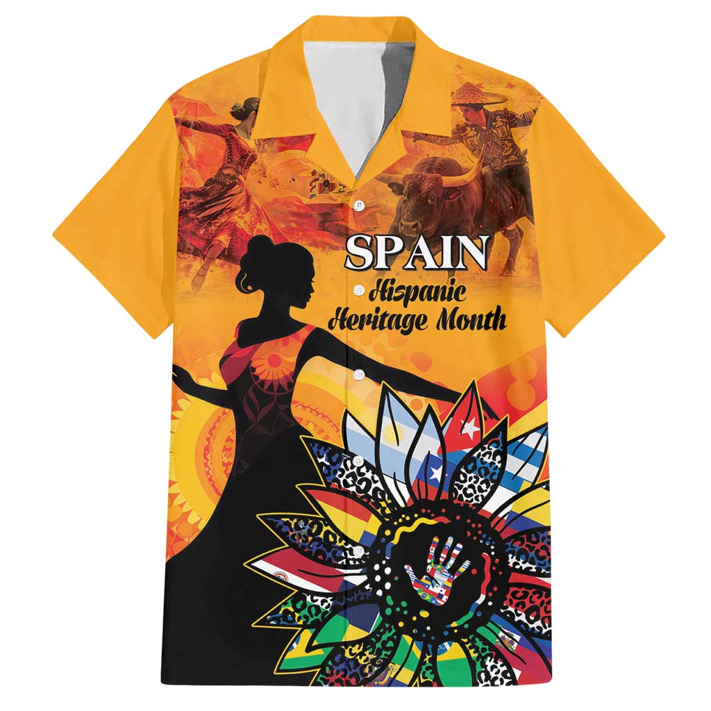 Spain Hispanic Heritage Personalized Hawaiian Shirt - Wonder Print Shop