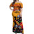 Spain Hispanic Heritage Personalized Off Shoulder Maxi Dress - Wonder Print Shop