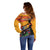 Spain Hispanic Heritage Personalized Off Shoulder Sweater - Wonder Print Shop