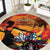 Spain Hispanic Heritage Personalized Round Carpet