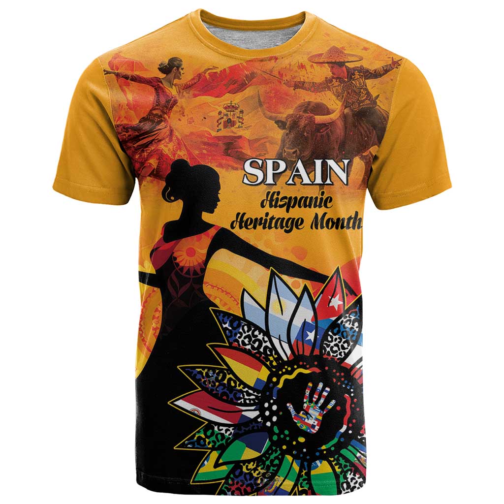 Spain Hispanic Heritage Personalized T Shirt