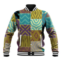 African American Quilt Inspired Baseball Jacket Cultural Heritage Ethnic Quilt Pattern