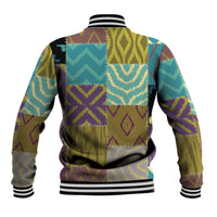 African American Quilt Inspired Baseball Jacket Cultural Heritage Ethnic Quilt Pattern
