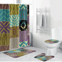 African American Quilt Inspired Bathroom Set Cultural Heritage Ethnic Quilt Pattern