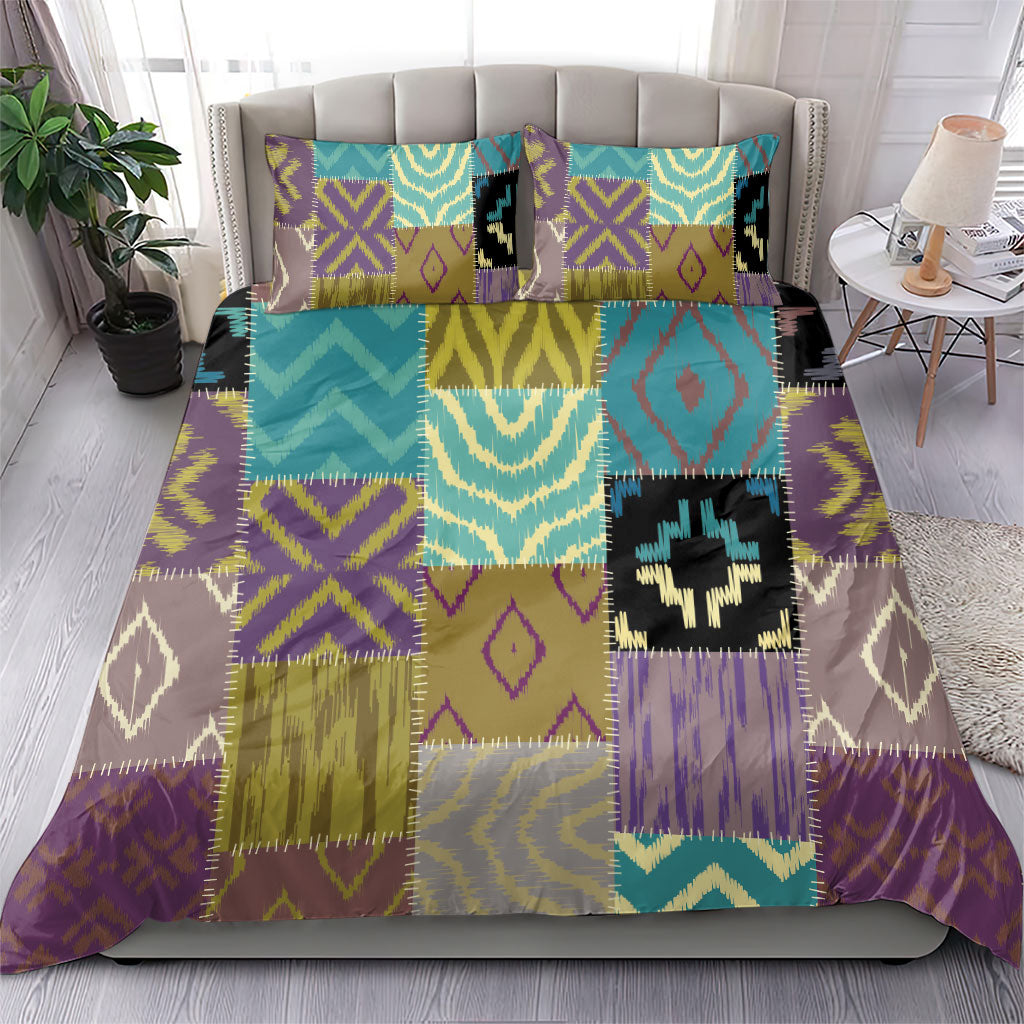 African American Quilt Inspired Bedding Set Cultural Heritage Ethnic Quilt Pattern