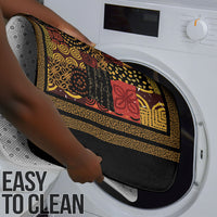 African American Quilt Inspired Bathroom Set Earth Tone African Patchwork Motif