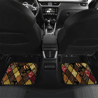 African American Quilt Inspired Car Mats Ethnic Bohemian Rhombus Patchwork