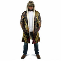 African American Quilt Inspired Cloak Ethnic Bohemian Rhombus Patchwork
