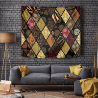 African American Quilt Inspired Tapestry Ethnic Bohemian Rhombus Patchwork