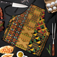 African American Quilt Kente Fusion Apron Version 1